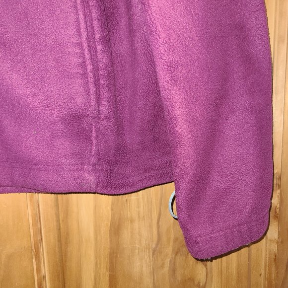 Columbia Purple Full Zip Fleece Jacket - Picture 4 of 6